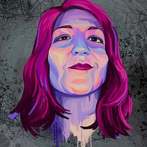 Self Portrait Introduction. Traditional illustration, Animation, 2D Animation, Digital Illustration, and Animated Illustration project by Amy Begg-Marino - 01.22.2022