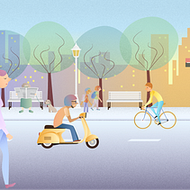 Sobrio - Motion design & character animation. Un progetto di Motion graphics, Illustrazione tradizionale, Animazione, Direzione artistica, Character design, Animazione di personaggi, Illustrazione vettoriale, Animazione 2D, Illustrazione digitale, Postproduzione audiovisiva e Illustrazione animata di Morgane - 31.01.2022