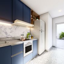 Mi Proyecto del curso: Fotorrealismo de espacios interiores con Lumion desde cero. Un projet de Architecture, Modélisation 3D, Architecture numérique, Conception 3D , et ArchVIZ de Robert Nimboma - 02.02.2022