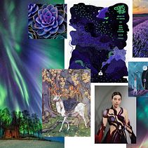 My project in Contemporary Print Design: Scale, Color, and Composition course. Een project van Traditionele illustratie, Ontwerp van accessoires,  Modeontwerp, Printen y Schilderen met gouache van Sandra Kort - 06.02.2022