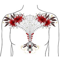 Deadly. Een project van Traditionele illustratie, Digitale illustratie,  Tatoeageontwerp y  Botanische illustratie van Macarena Tapia - 09.02.2022