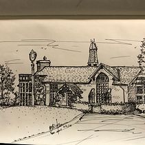 My project in Architectural Drawing: From Imagination to Conceptualization course. Architecture, Sketching, Drawing, and Architectural Illustration project by Walter Wilson - 02.15.2022