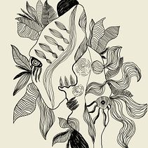 mascaras . Traditional illustration, Fine Arts, and Painting project by Sandy Santiago - 02.26.2022