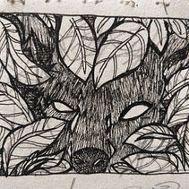 art stickers and prints. Traditional illustration project by Maria Eugene Aniar - 02.28.2022