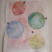 Winter boostern . Ilustrație tradițională de Amandine Cordier - 03.09.2022