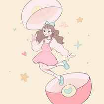 Gacha girl. Traditional illustration project by Sylvester Le - 03.18.2022