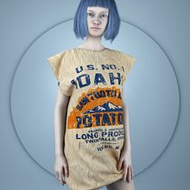 Mi Proyecto del curso: Moda digital en 3D con Marvelous Designer y Cinema 4D. Een project van 3D y  3D-modellering van nolem_eda - 20.03.2022