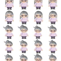 My project for course: Design of Kawaii-Style Characters. Un proyecto de Diseño, Ilustración tradicional, Diseño de personajes, Ilustración vectorial y Manga de Claudette Wooddell - 28.03.2022