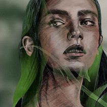 Mi Proyecto del curso: Retrato ilustrado con Procreate. Traditional illustration, Vector Illustration, Digital Illustration, and Portrait Drawing project by Stefania Illino Ruiz - 04.15.2022
