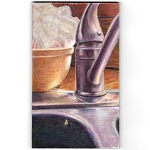 Domestic Still Life, Egg Tempera (Moth). Pintura projeto de Roseanna Smith - 05.06.2021