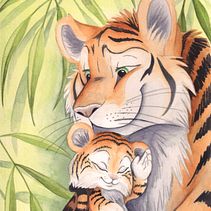 Mi Proyecto del curso: Creación de personajes animales en acuarela para libros infantiles Ein Projekt aus dem Bereich Traditionelle Illustration, Bildende Künste, Malerei, Zeichnung, Aquarellmalerei, Kinderillustration und Erzählung von Delia Sesma Galipienzo - 22.04.2022