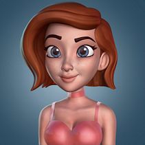 3D Çizgi Film Prensesi: ZBrush ile Sıfırdan Modelleme  . % Miguel Miranda tarafından hazırlanan 3D, Karakter Tasarımı, 3D Modelleme, 3D Karakter Tasarımı, Ve 3D Tasarım projesi - 05.03.2022