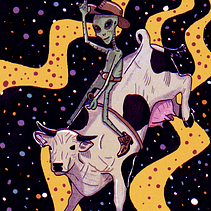 Meu projeto do curso: Ilustração contemporânea com estética retrô. Projekt z dziedziny Trad, c, jna ilustracja,  R, sunek, Ilustracja c, frowa,  R i sunek atramentem użytkownika Vinícius Denny - 20.05.2022