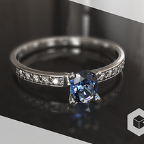 Renderizado 3D de joyas Ein Projekt aus dem Bereich 3D, Digitales Produktdesign, 3-D-Design und 3-D-Modellierung von Cristian Camilo Parra García - 19.05.2022