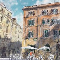 My project for course: Modern Techniques for Watercolor Cityscapes. Projekt z dziedziny  Malarstwo i Malowanie akwarelą użytkownika Stefano Zamblera - 19.05.2022