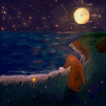 My project for course: Atmospheric Scenes in Procreate: Paint with Color and Light . Ilustrasi tradisional & Ilustrasi Digital proyek oleh Traudl Heupgen - 05.22.2022