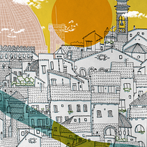 My project for course: Architectural Illustration: Capture a City’s Personality. Un proyecto de Ilustración tradicional, Arquitectura, Dibujo, Ilustración digital e Ilustración arquitectónica de Viviana Cerlino - 28.05.2022