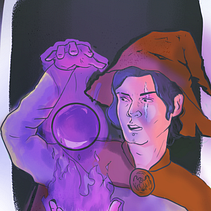 Fire Magic. Traditional illustration project by sebastianobregon16 - 05.30.2022