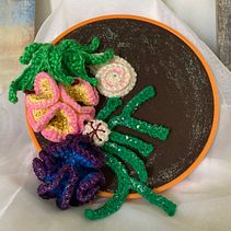 Mi proyecto del curso Técnicas de crochet para tejer la vida marina (Prieta). Un proyecto de Diseño de complementos, Artesanía, Tejido, Crochet y Diseño textil de Linda L Rosario Torres - 14.06.2022