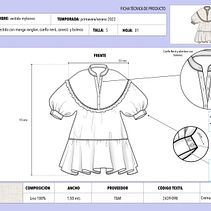 Ficha Técnica Vestido de verano  Ein Projekt aus dem Bereich Traditionelle Illustration, Design von Garderoben, Vektorillustration, Modedesign und Mode-Illustration von Vanessa PT - 11.08.2022