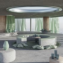 Mi proyecto del curso: ArchViz de interiores: crea diseños 3D surrealistas con Blender . Arsitektur, Arsitektur Interior, Arsitektur Digital, Dan ArchVIZ proyek oleh Winnye Chavez - 08.14.2022