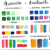 Mi proyecto del curso: Creación de paletas de color con acuarela. Un proyecto de Ilustración tradicional, Bellas Artes, Pintura, Pintura a la acuarela y Teoría del color de Juanita RL - 15.08.2022