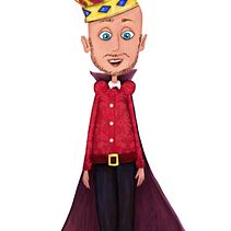 il Re - Come in un castello di carta. Traditional illustration, and Character Design project by Antonio La Malfa - 08.18.2022