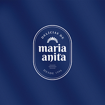 Les délices de Maria Anita. Un projet de Design , Br, ing et identité, Création de logos, Conception numérique , et Design de papeterie de Moabe Oliveira - 12.06.2021