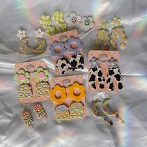 Mi proyecto del curso: Diseño de bisutería con arcilla polimérica para principiantes. Accessor, Design, Arts, Crafts, Jewelr, Design, and DIY project by Maria Acosta Torres - 08.30.2022