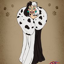 Fanart villanos Disney. Een project van Traditionele illustratie,  Ontwerp, Film, video en televisie y  Tekening van Leyre Sevilleja Hurtado - 06.09.2022