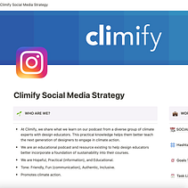 Climify: Personal Branding Strategy for Social Media. Projekt z dziedziny Marketing, Portale społecznościowe, Marketing c, frow, Marketing mobiln, Instagram, Marketing treści, Marketing na Facebooku, Komunikacja i Marketing na Instagramie użytkownika Eric Benson - 19.09.2022