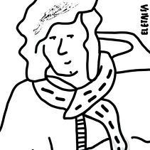 My project for course: Illustration and GIF Creation on Procreate. Un proyecto de Ilustración tradicional, Diseño de personajes, Animación de personajes, Animación 2D, Ilustración digital, Dibujo digital e Ilustración animada de Elisa Ribeiro - 01.10.2022