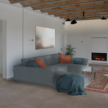 Diseño de distrubución en sketch-up. Een project van Interieurontwerp, 3D y Sketchbook van Heura Marimon - 04.10.2022