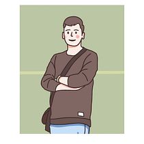 Man of few words. Traditional illustration, Comic, Social Media, Drawing, Digital Illustration, Instagram, Digital Drawing, and Design project by Shivendu Verma - 10.21.2022