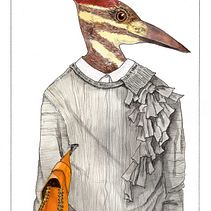 Hello. Here are some of my ink and watercolor paintings. Ink Illustration, and Watercolor Painting project by Abigail Bartell - 10.22.2022