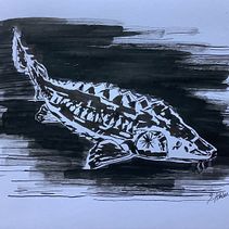 Ink painting - Sketch for Survival Ein Projekt aus dem Bereich Traditionelle Illustration, Illustration mit Tinte und Zeichnung von Simona Achim - 02.11.2022