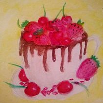 Mi proyecto del curso:  Ilustración gastronómica con acuarela. Un proyecto de Ilustración tradicional, Bellas Artes, Pintura y Pintura a la acuarela de Melissa Ondarza Escalante - 16.11.2022