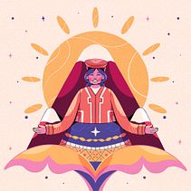 Mi proyecto del curso: Composición creativa para ilustración con Procreate. Een project van Traditionele illustratie,  Creativiteit, Digitale illustratie y Digitale tekening van Beatriz Molina Rios - 19.11.2022