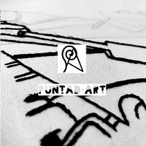 Mi proyecto del curso: Técnica de bordado con paso atrás "Cuadro Johnn Lennon". Bordado, e Design têxtil projeto de Ana Karen Guadalupe Mendo Paz - 04.10.2021