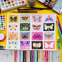 My project for course: Coloring with Watercolor: Discover Your Chromatic Character. Traditional illustration, Fine Arts, Painting, Watercolor Painting, and Color Theor project by Jona Dekker - 12.14.2022