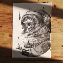 Hołd dla Solaris. Projekt z dziedziny Trad, c, jna ilustracja, R, sunek ołówkiem,  R, sunek,  R, sunek atramentem, Ilustracja w, dawnicza,  R, sunek art, st, czn, R, sunek realist i czn użytkownika Gabriele Faoro - 22.12.2022