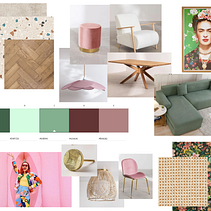 Mi proyecto del curso: Color aplicado al diseño de interiores. Un progetto di Interior design, Interior Design, Interior Design, Teoria del colore e Progettazione dello spazio di Tània Perales Domini - 28.12.2022