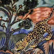 Sonoran Desert on Silk . Seni Serat proyek oleh Saraiya Kanning - 01.08.2023