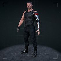 Night City Police officer - Cyberpunk 2077 Fan Art Ein Projekt aus dem Bereich Videospiele von Sebastian Parra Aragon - 13.01.2023