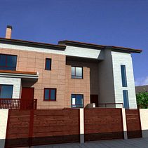 Vivienda Unifamiliar. Un proyecto de 3D y Arquitectura de Lucas Fernandez Calvo - 01.05.2010