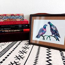 Tienda online de Lola Azcoytia. serie "Pájaros". Palomas.. Een project van Traditionele illustratie,  Reclame,  Br, ing en identiteit, Auto-ontwerp,  Art direction, Craft, Creatieve consultanc,  Design management, Evenementen,  Beeldende kunst, Marketing, Multimedia, Schilderij, Productontwerp, Social media, Patroonontwerp,  Creativiteit,  Tekening, Productfotografie, Aquarelschilderen, Printen,  Interieurdecoratie, Instagram,  Contentmarketing, Facebook-marketing, e-commerce, Commerciële fotografie, Fotografie voor Instagram, Communicatie, Marketing voor Instagram, Social media-ontwerp, Decoratief schilderen y Business van Lola Azcoytia Ortiz de Galisteo Martínez de Azcoytia - 30.01.2023