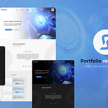 Portfolio - Web design. Un proyecto de UX / UI, Br, ing e Identidad y Diseño de Rebeca Abigail Alemán García - 28.01.2023