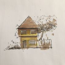 Expressive Architectural Illustration. Un proyecto de Ilustración tradicional de Pam Hurley - 10.02.2023