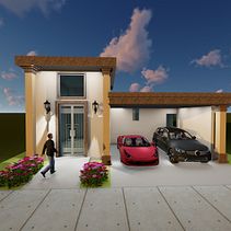 Casa habitación una planta. Un projet de Design d'espace , et Architecture de Fernanda Ramirez - 01.03.2023