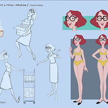 Not a Typical Librarian. Traditional illustration, and Character Design project by Barbara Negrete González - 03.03.2023